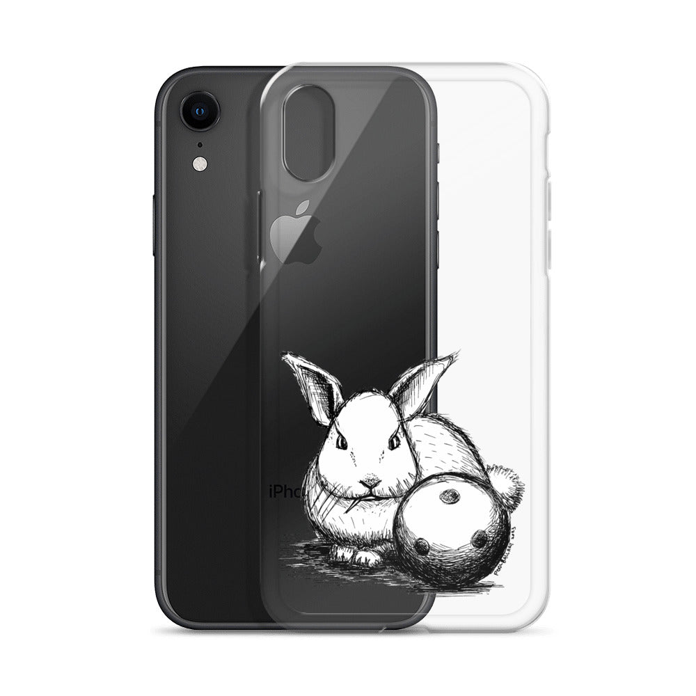 Hare Ball Clear Case for iPhone®