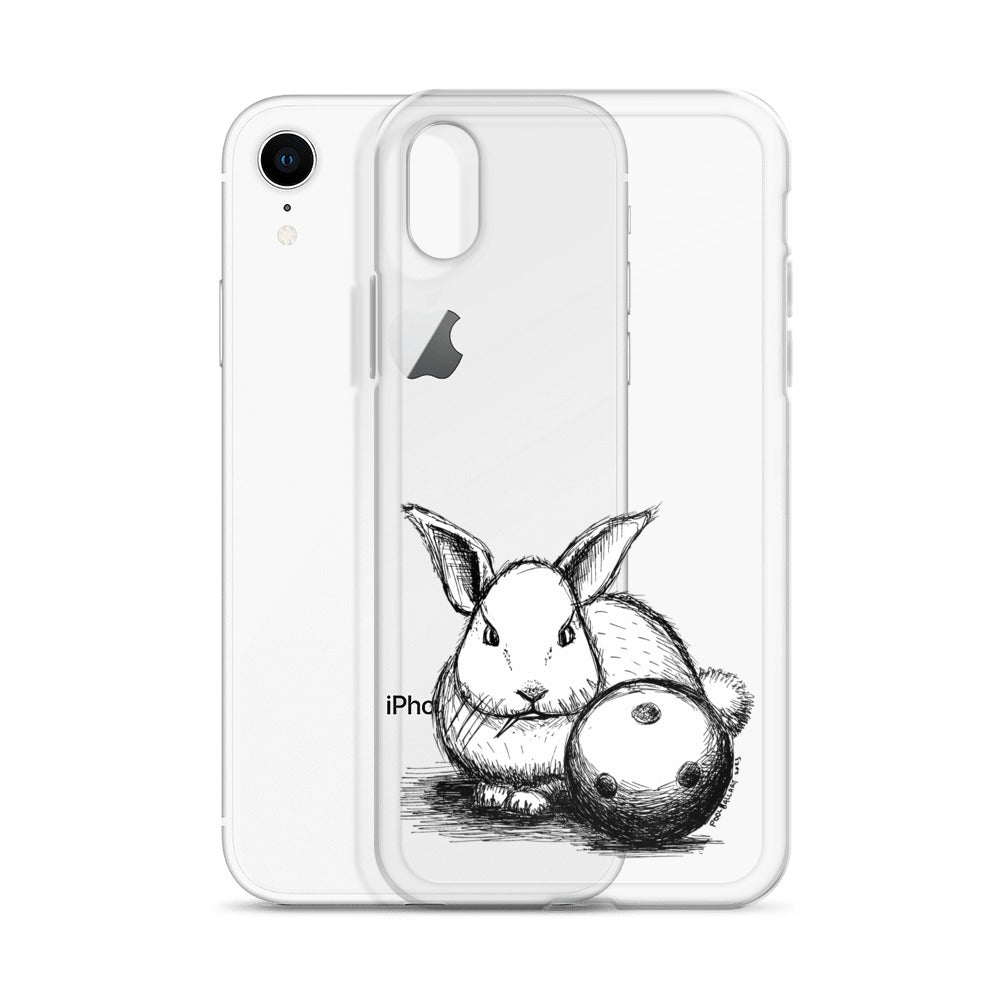 Hare Ball Clear Case for iPhone®