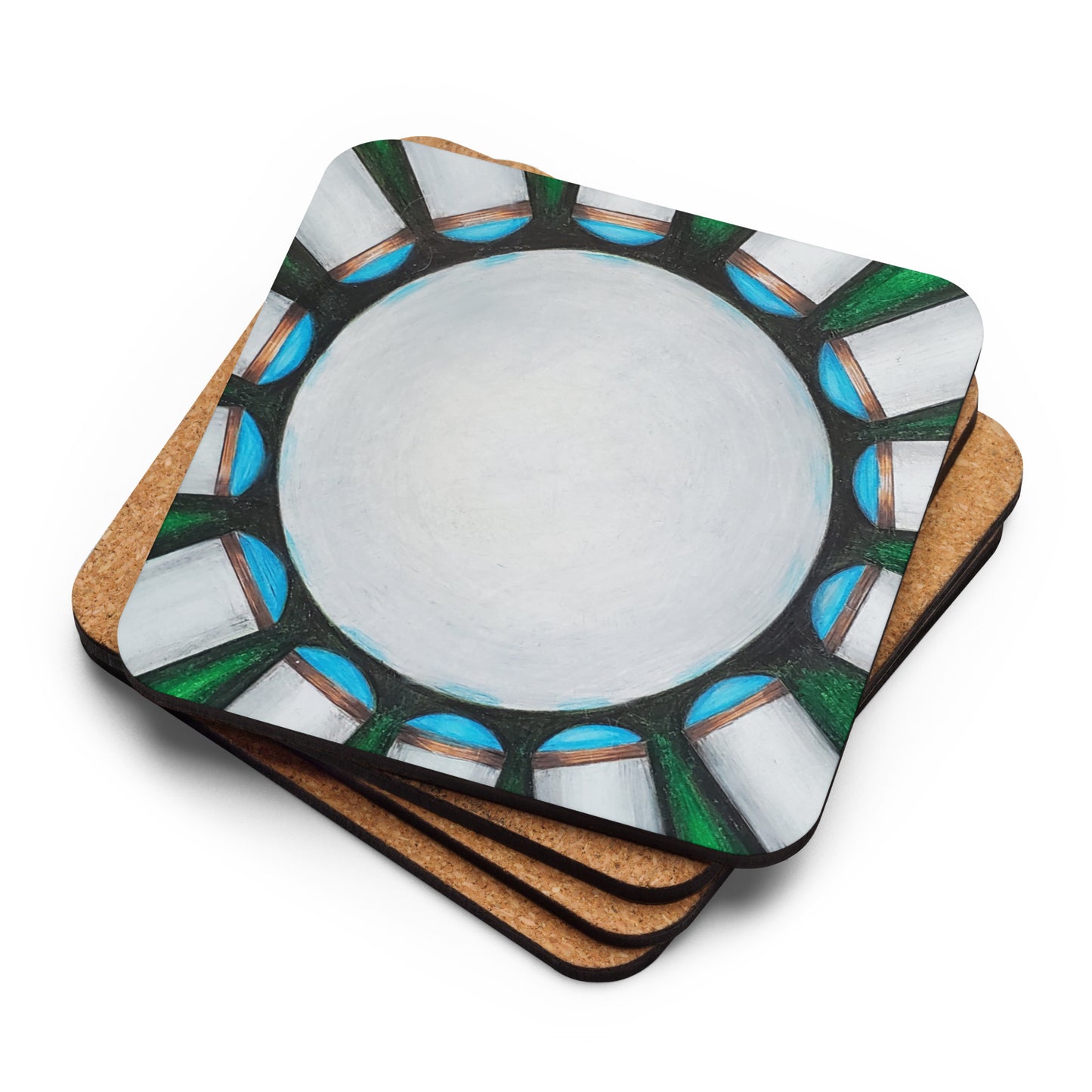 PeriFerrule Cork-back coaster