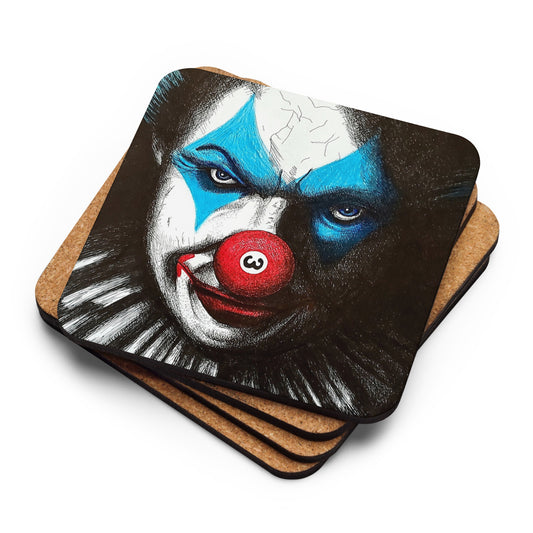 The Hustler Cork-back coaster