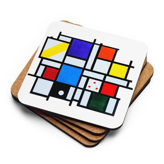 Sneaky Piet Cork-back coaster