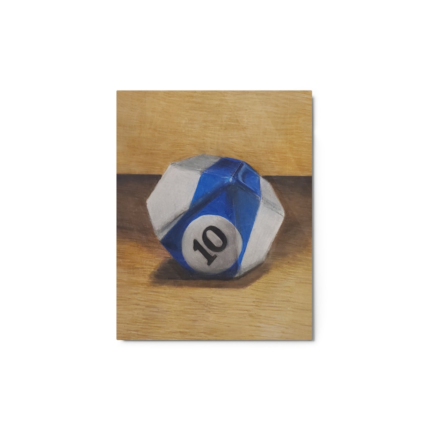 Ten Sided Ball Metal prints