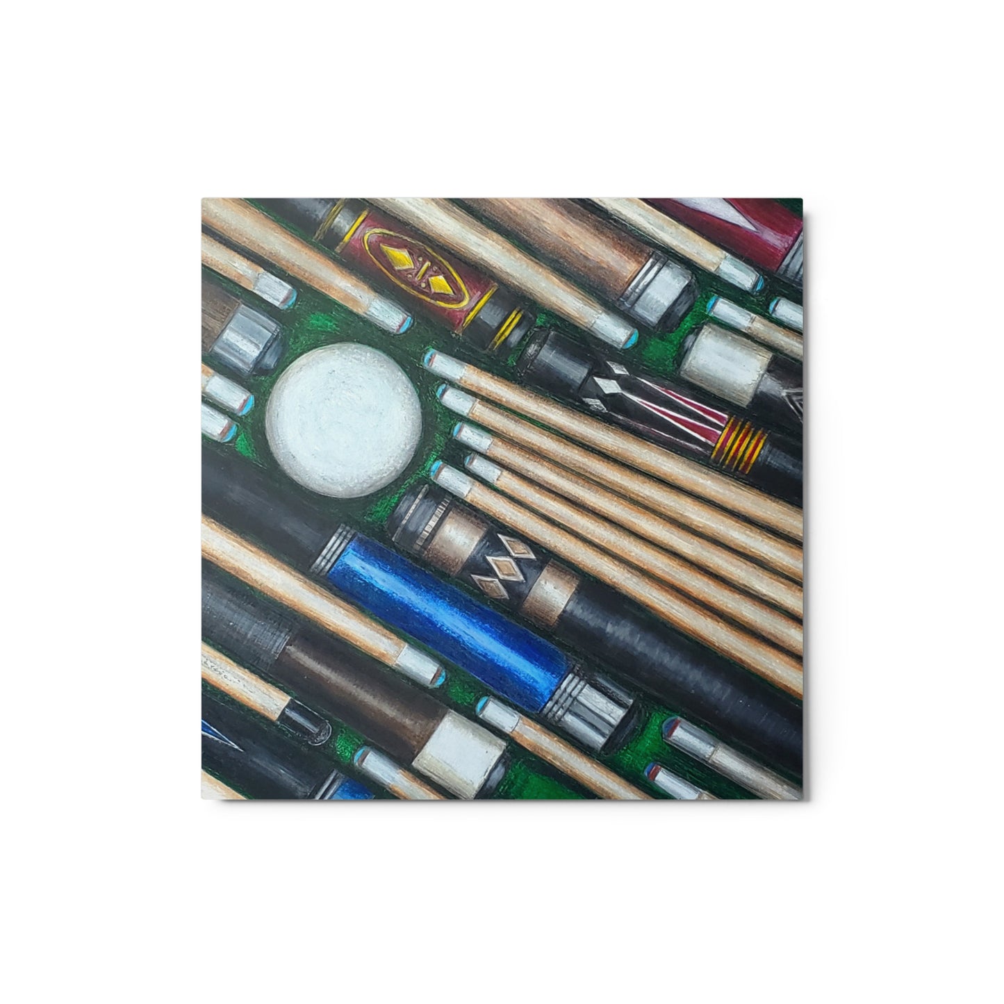 Cuetiful Metal prints