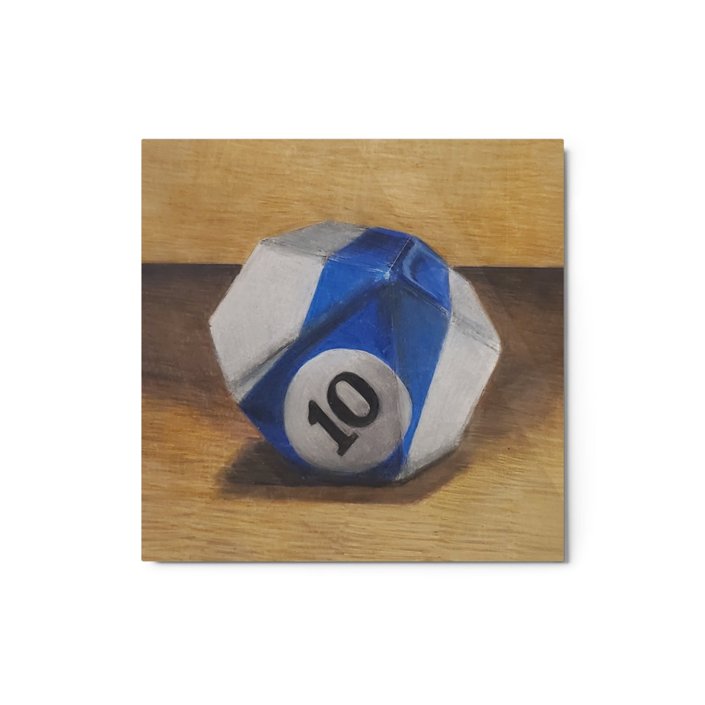 Ten Sided Ball Metal prints