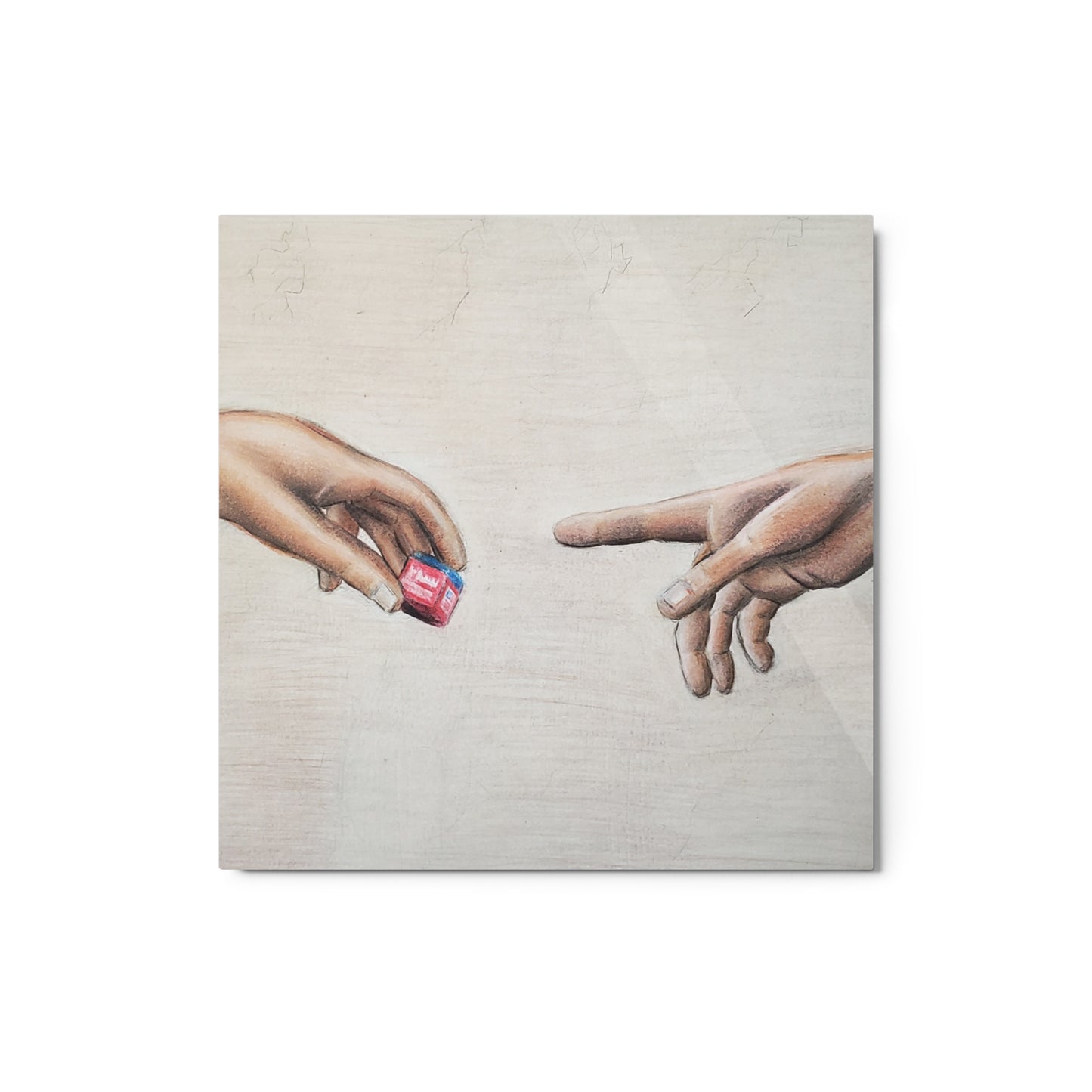 Pass the Chalk Metal prints