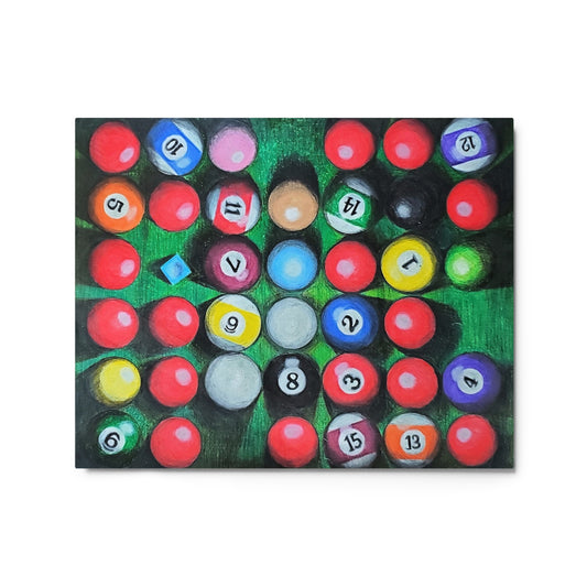 38 Balls and a Chalk Metal prints