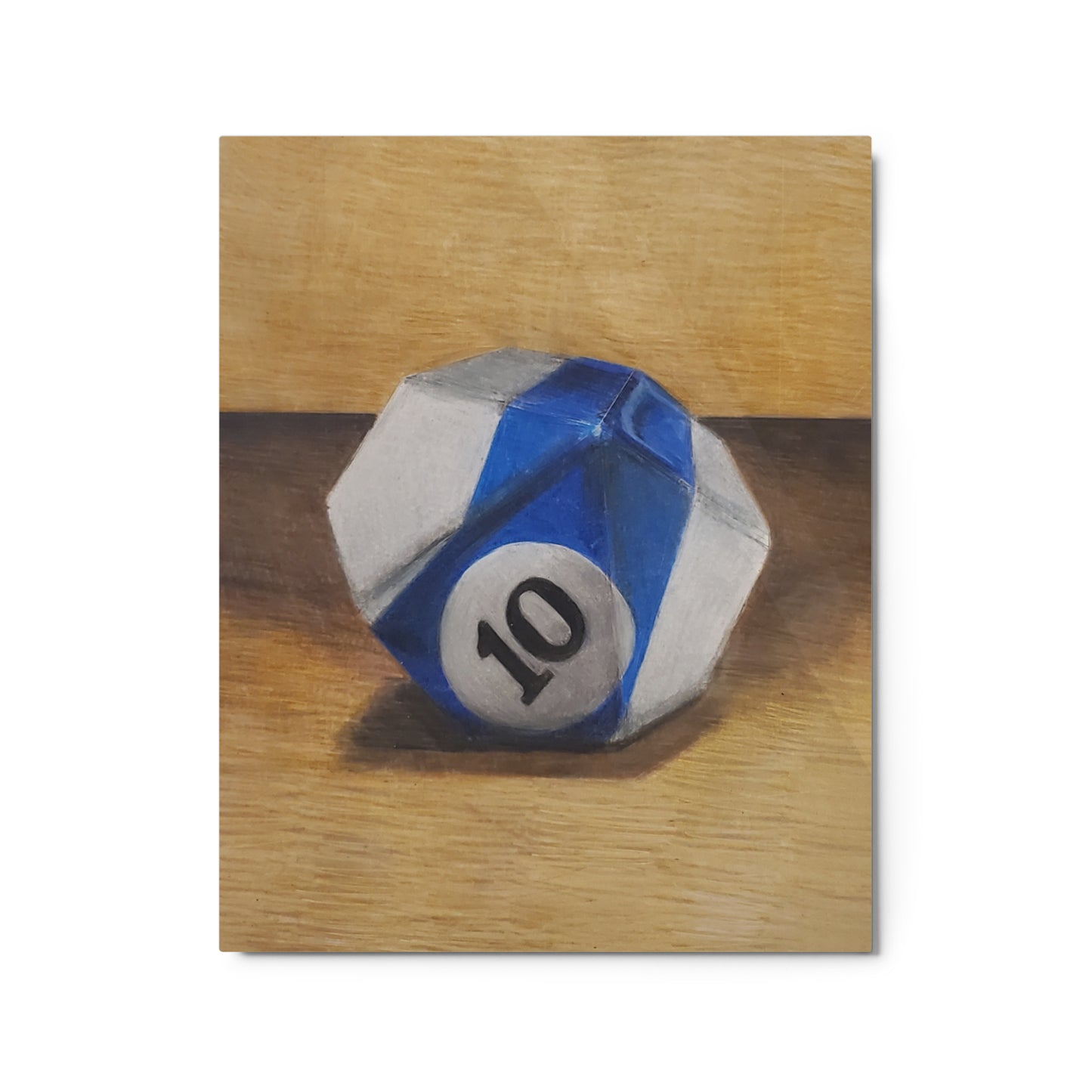 Ten Sided Ball Metal prints
