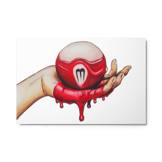 Oozing Three Ball Metal prints