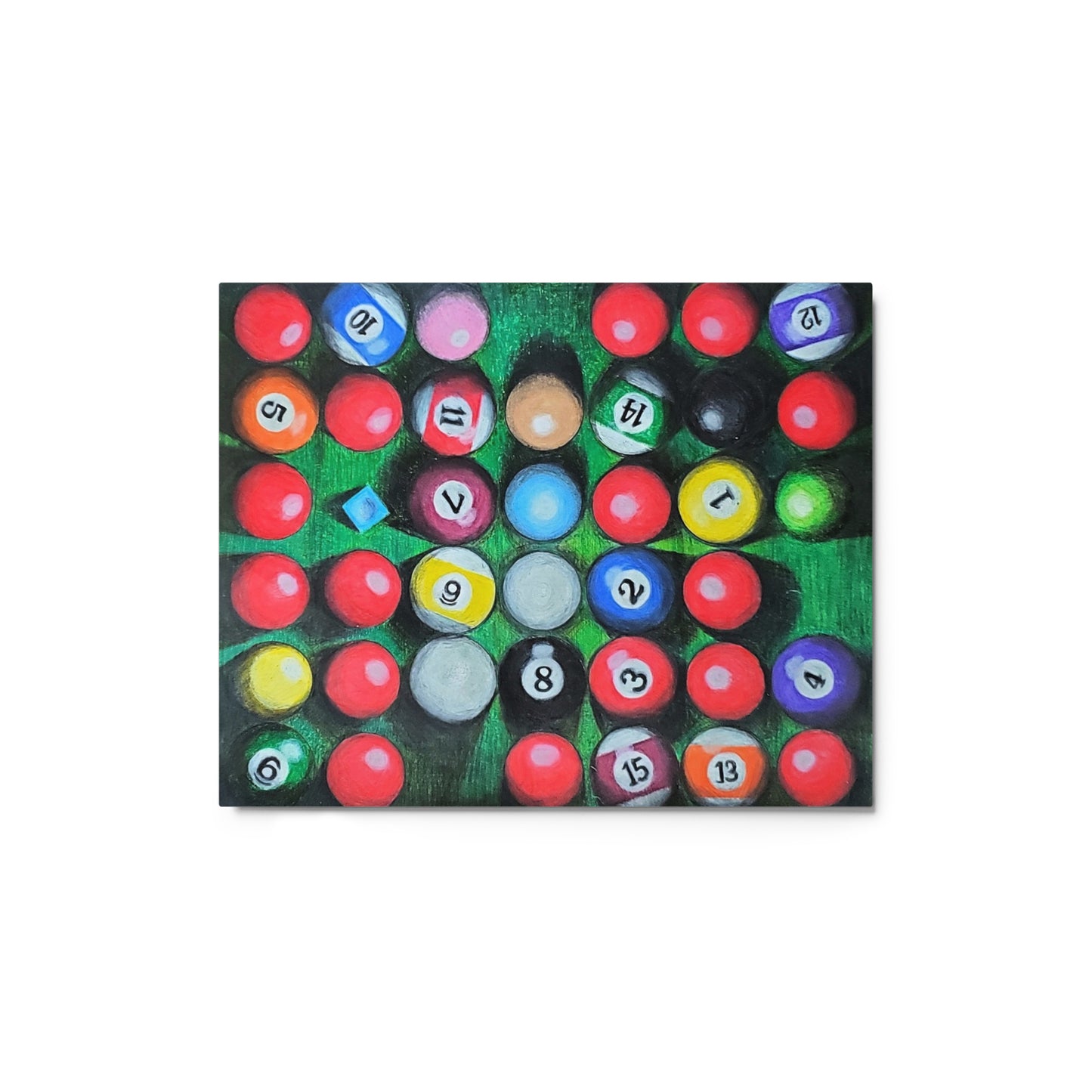 38 Balls and a Chalk Metal prints