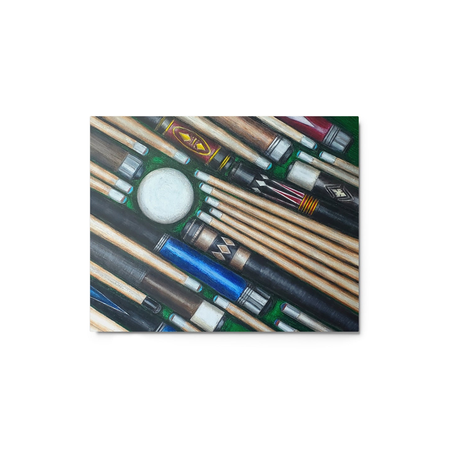 Cuetiful Metal prints