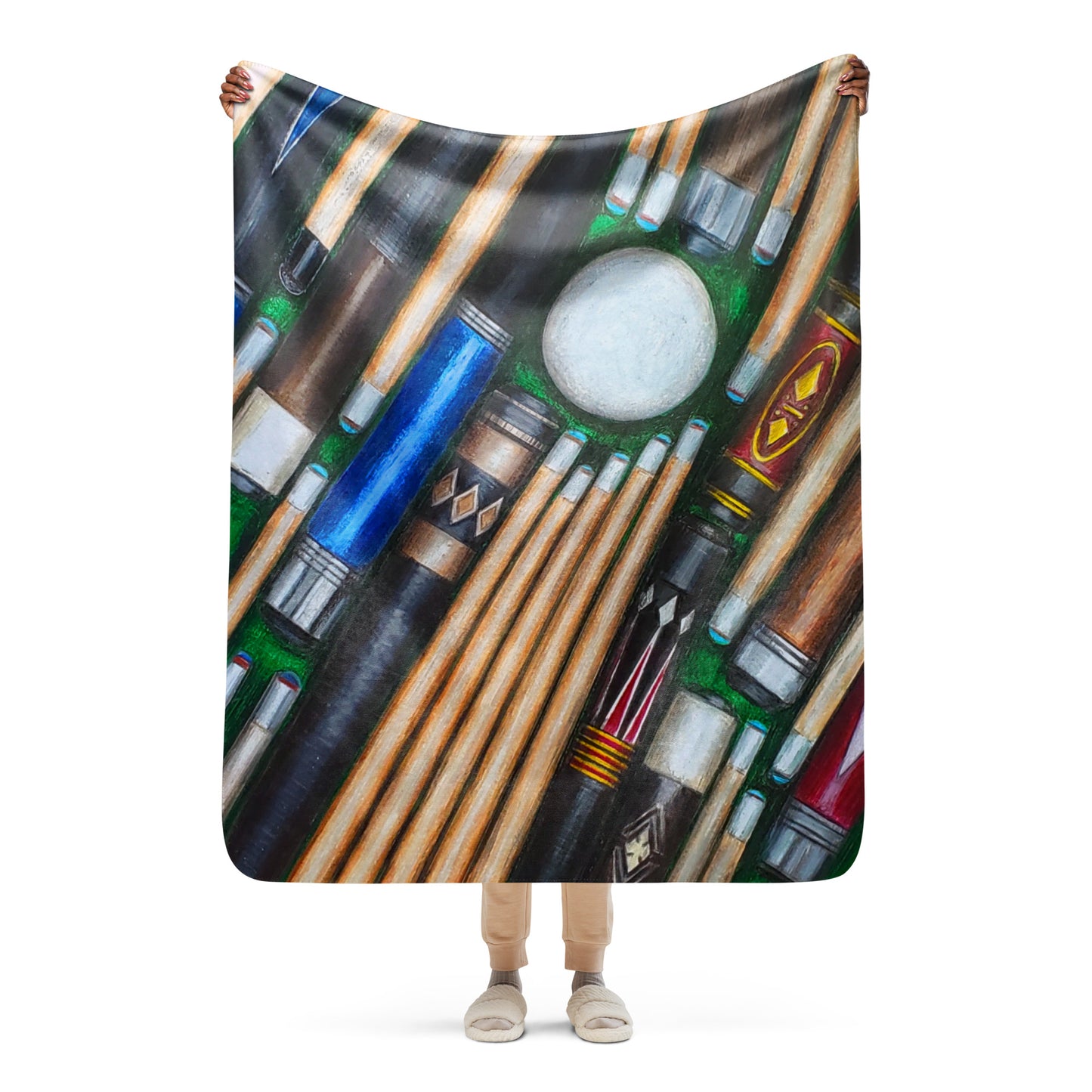 Cuetiful Sherpa blanket