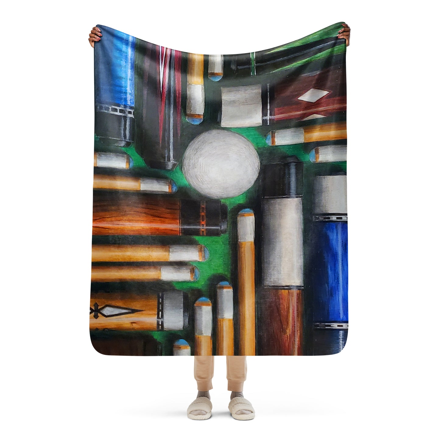 From the Sketchbook Sherpa blanket
