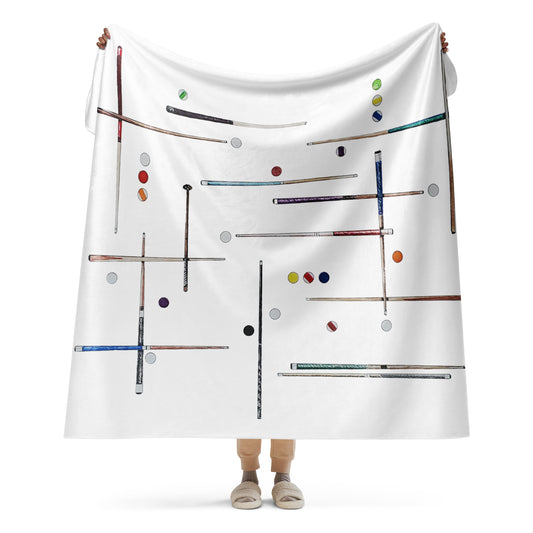 Sticks and Stones Sherpa blanket