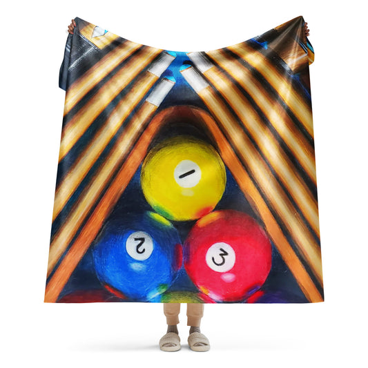 Sketchbook Pointer Sherpa blanket