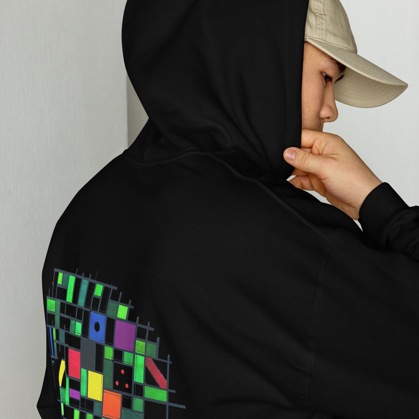 Mondrian One-Pocket Hoodie