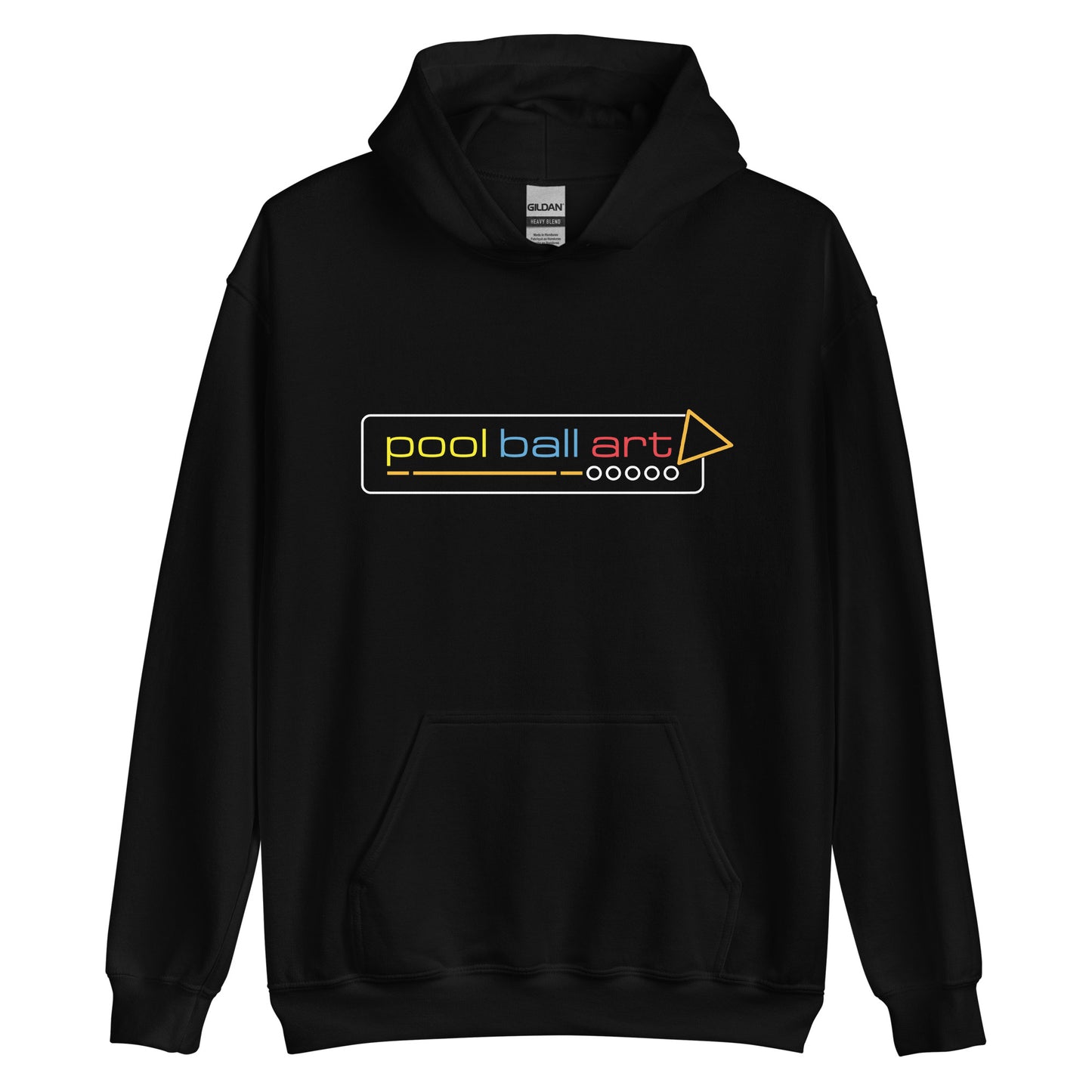 Ten Ball in the Corner Pocket Hoodie Back Print