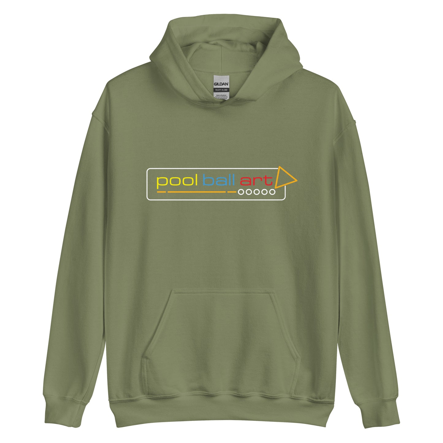 Ten Ball in the Corner Pocket Hoodie Back Print