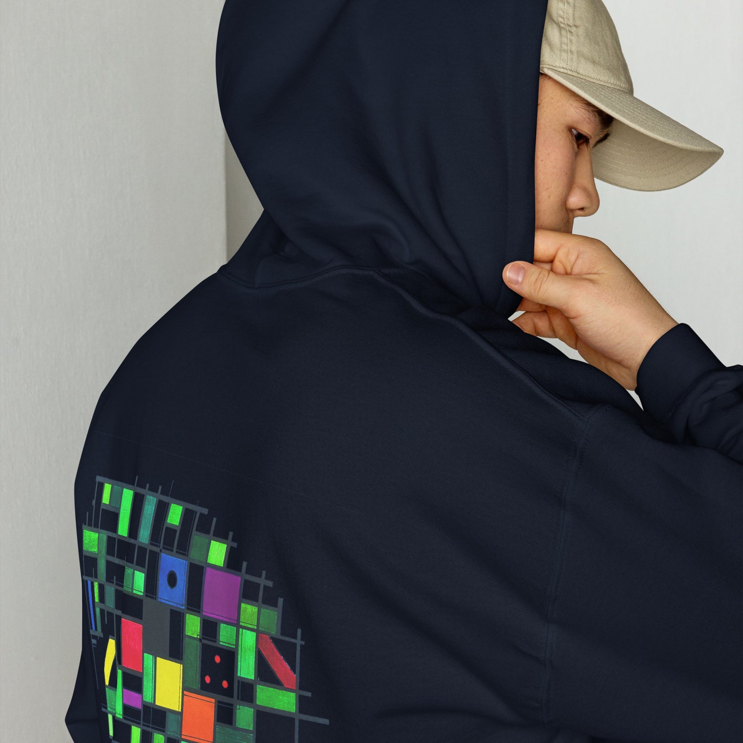 Mondrian One-Pocket Hoodie