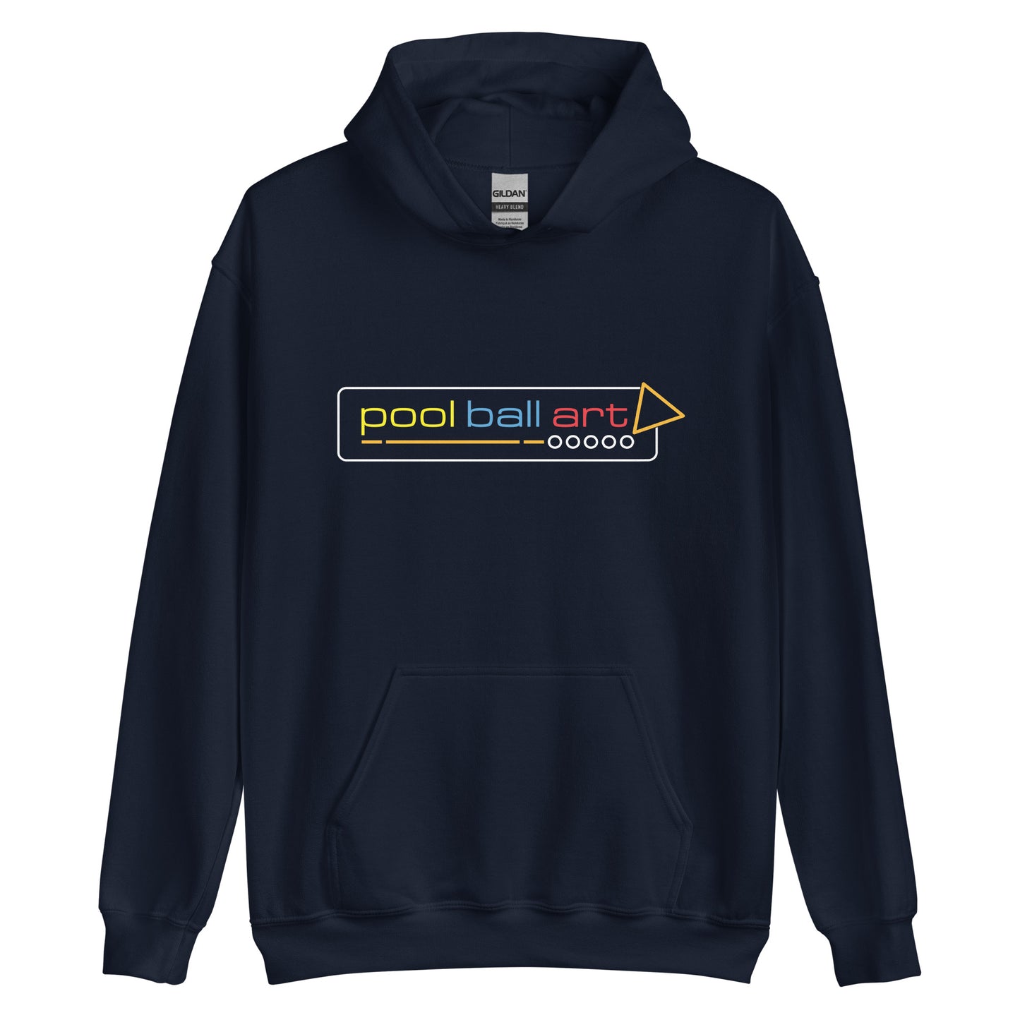 Ten Ball in the Corner Pocket Hoodie Back Print