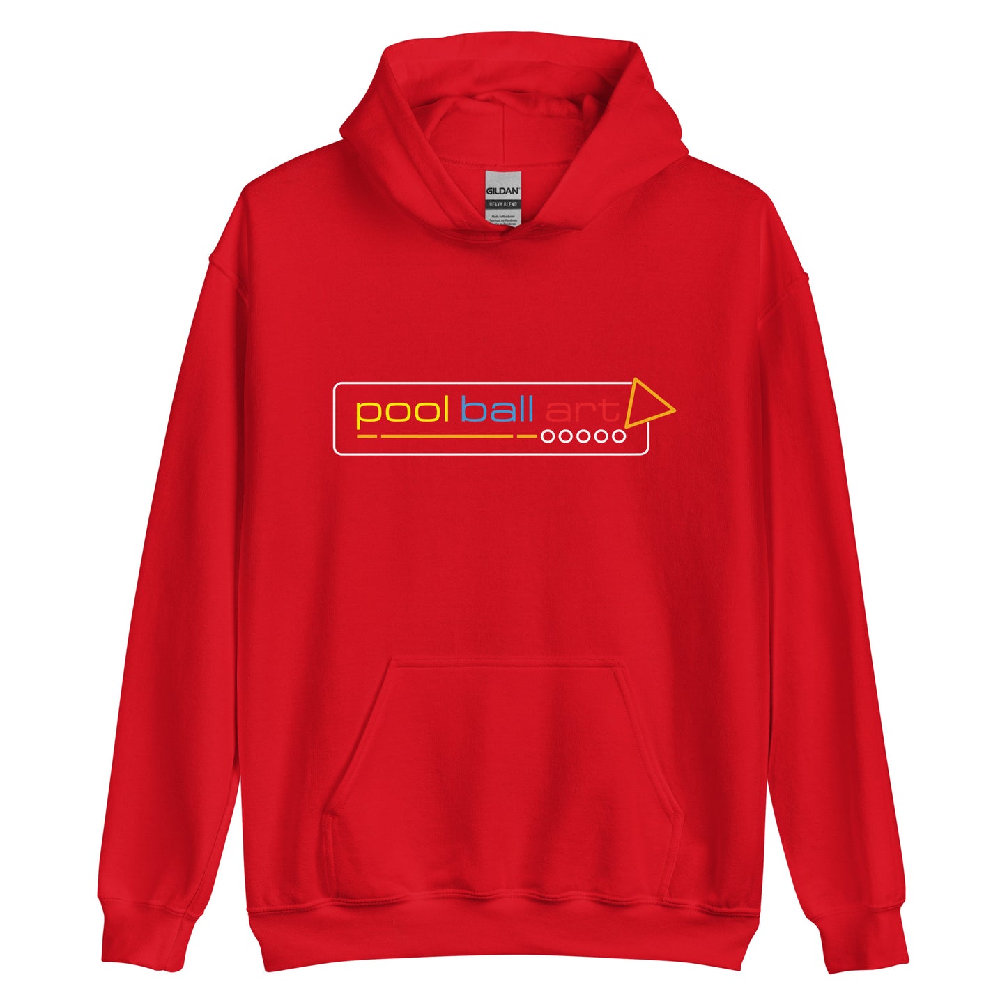 Ten Ball in the Corner Pocket Hoodie Back Print