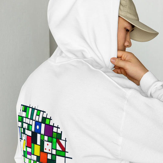Mondrian One-Pocket Hoodie