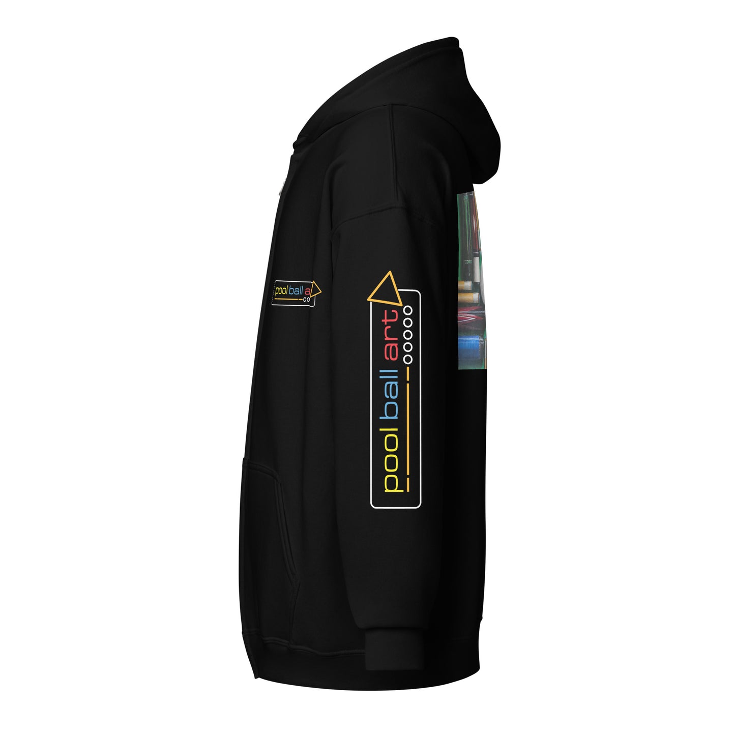PoolBallArt Staff Zip Hoodie
