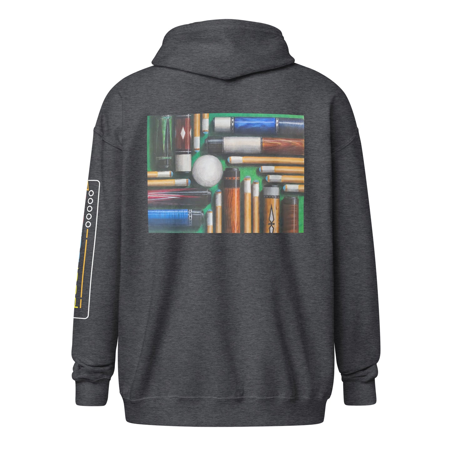 PoolBallArt Staff Zip Hoodie