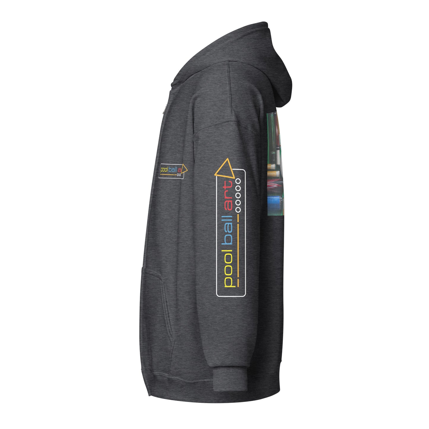 PoolBallArt Staff Zip Hoodie