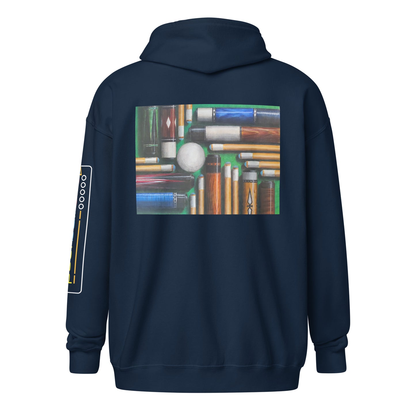 PoolBallArt Staff Zip Hoodie