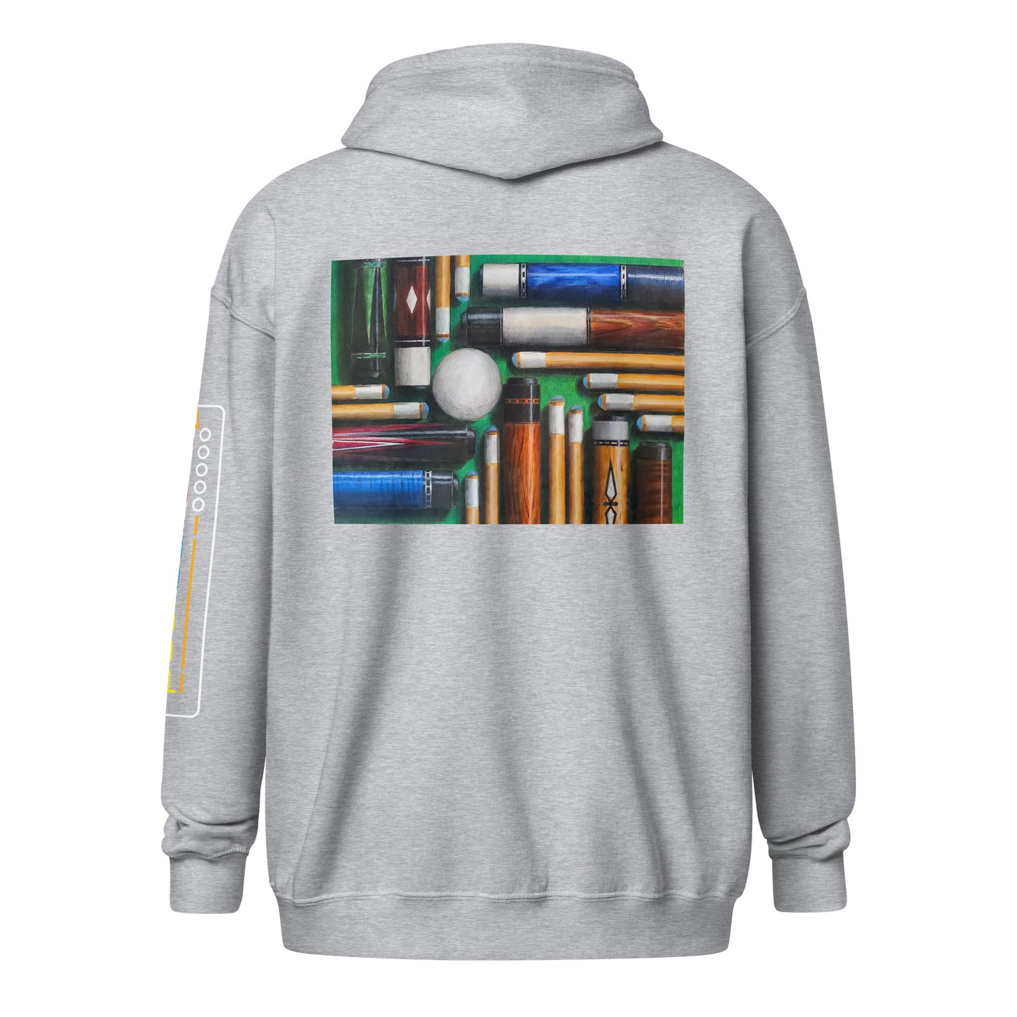 PoolBallArt Staff Zip Hoodie