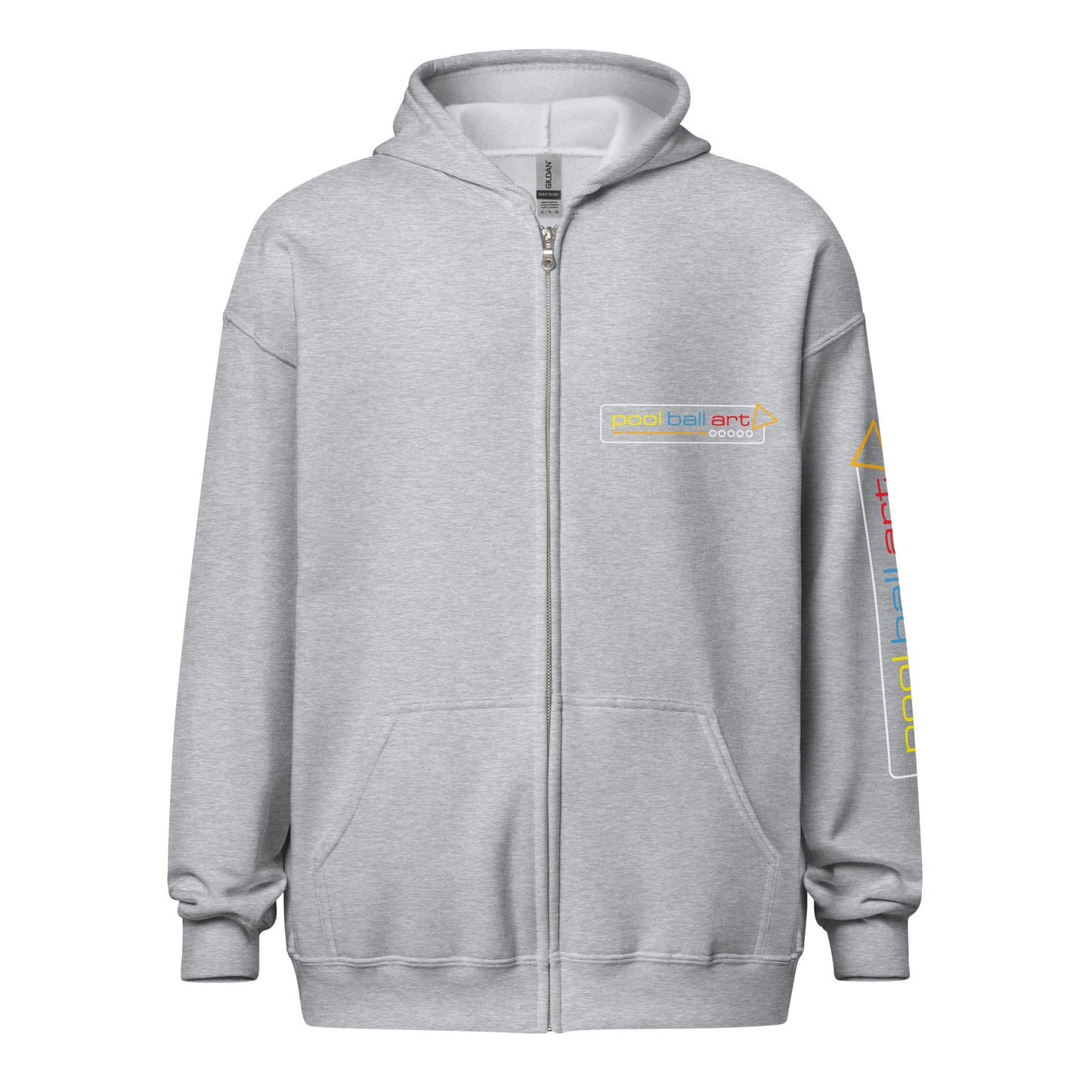 PoolBallArt Staff Zip Hoodie