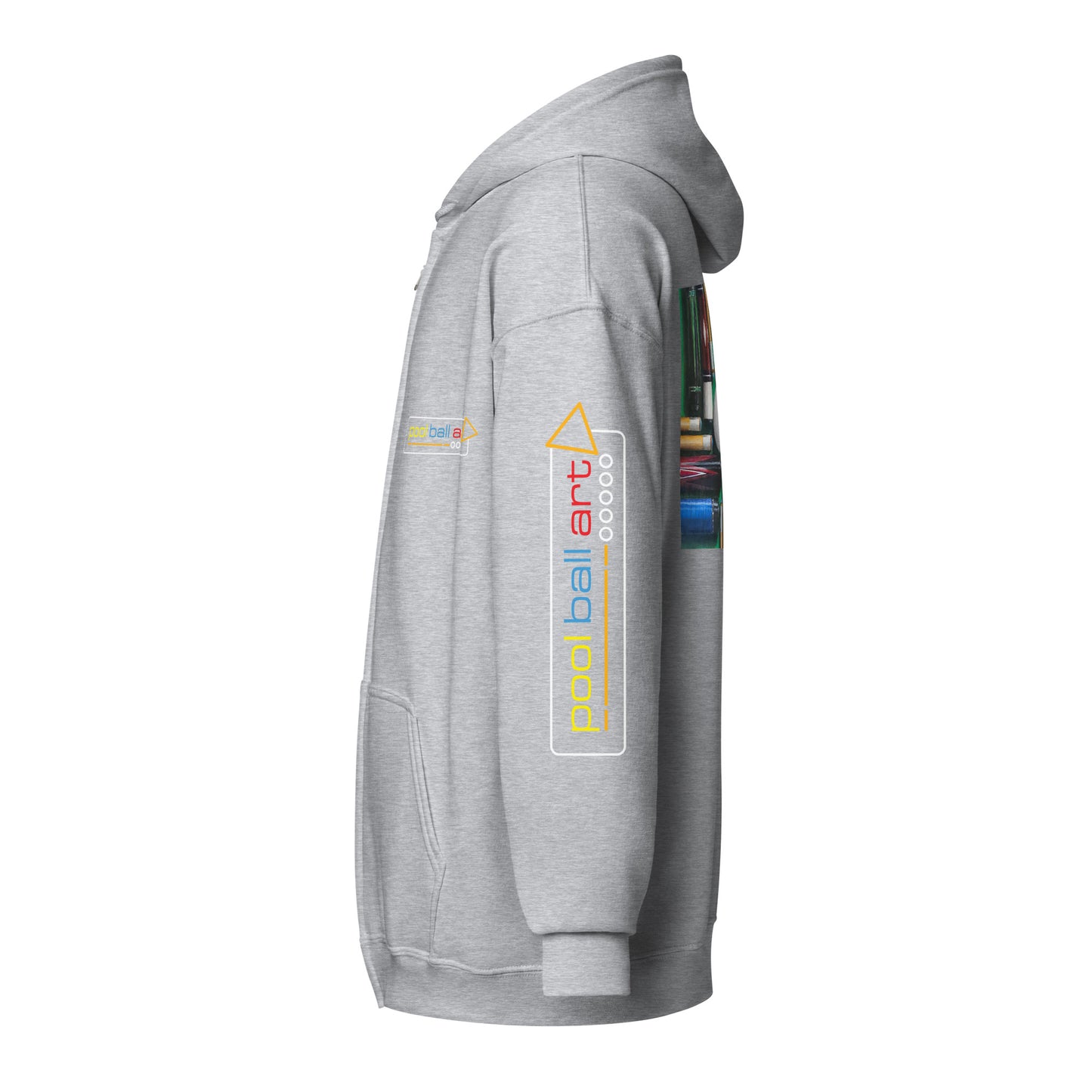 PoolBallArt Staff Zip Hoodie