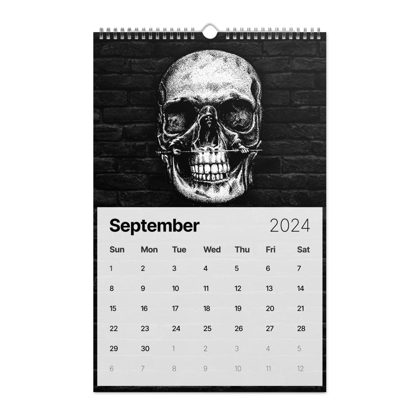 PoolBallArt 2024 Wall calendar