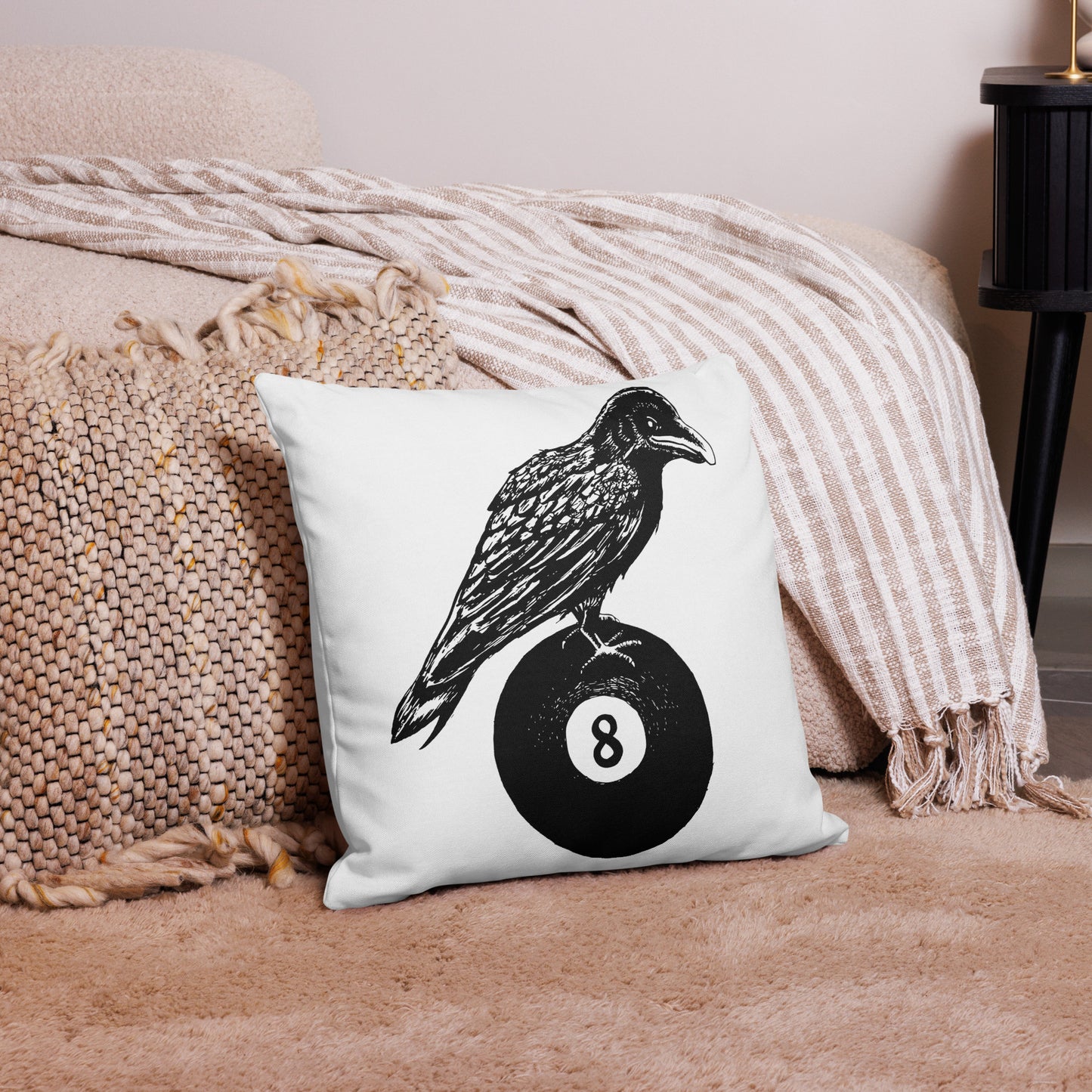 Quoth the Raven Eight Ball Premium Pillow