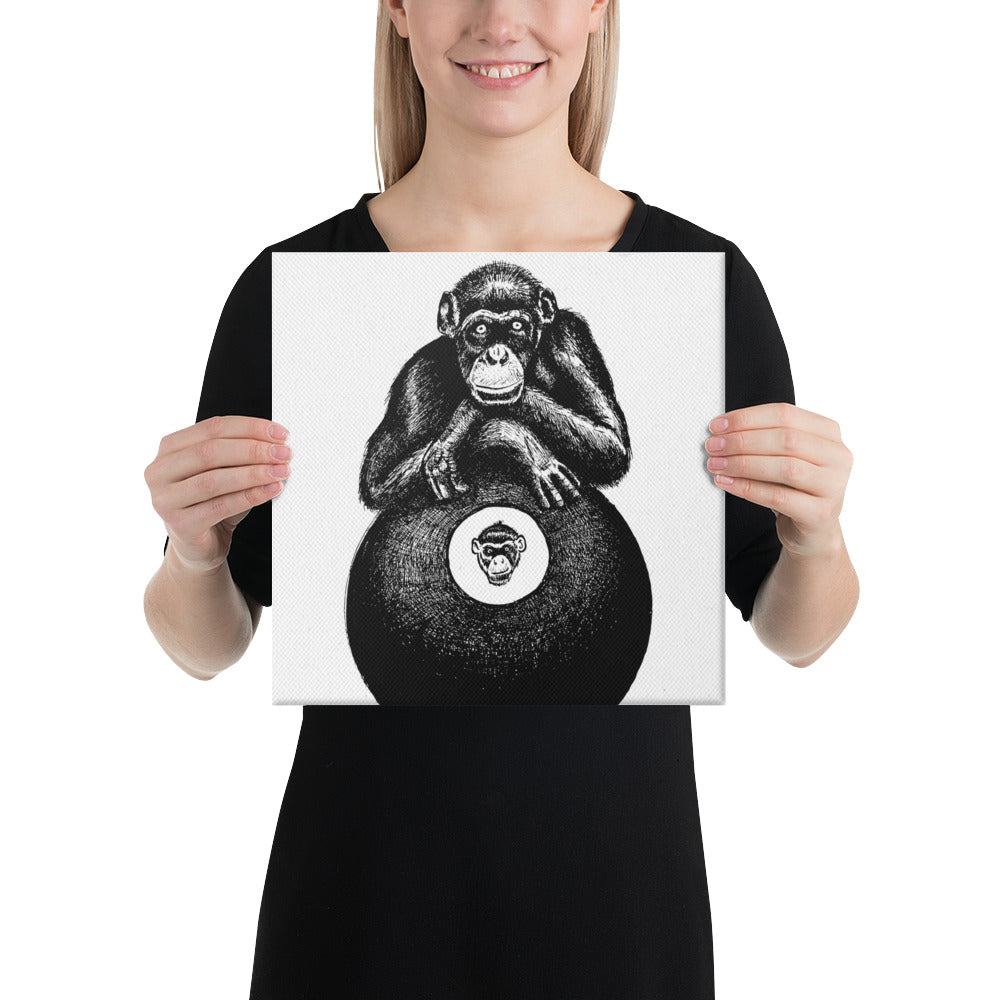 Ape Ball Canvas Print