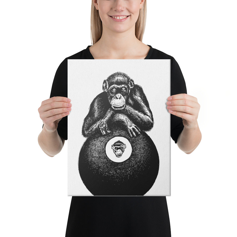 Ape Ball Canvas Print
