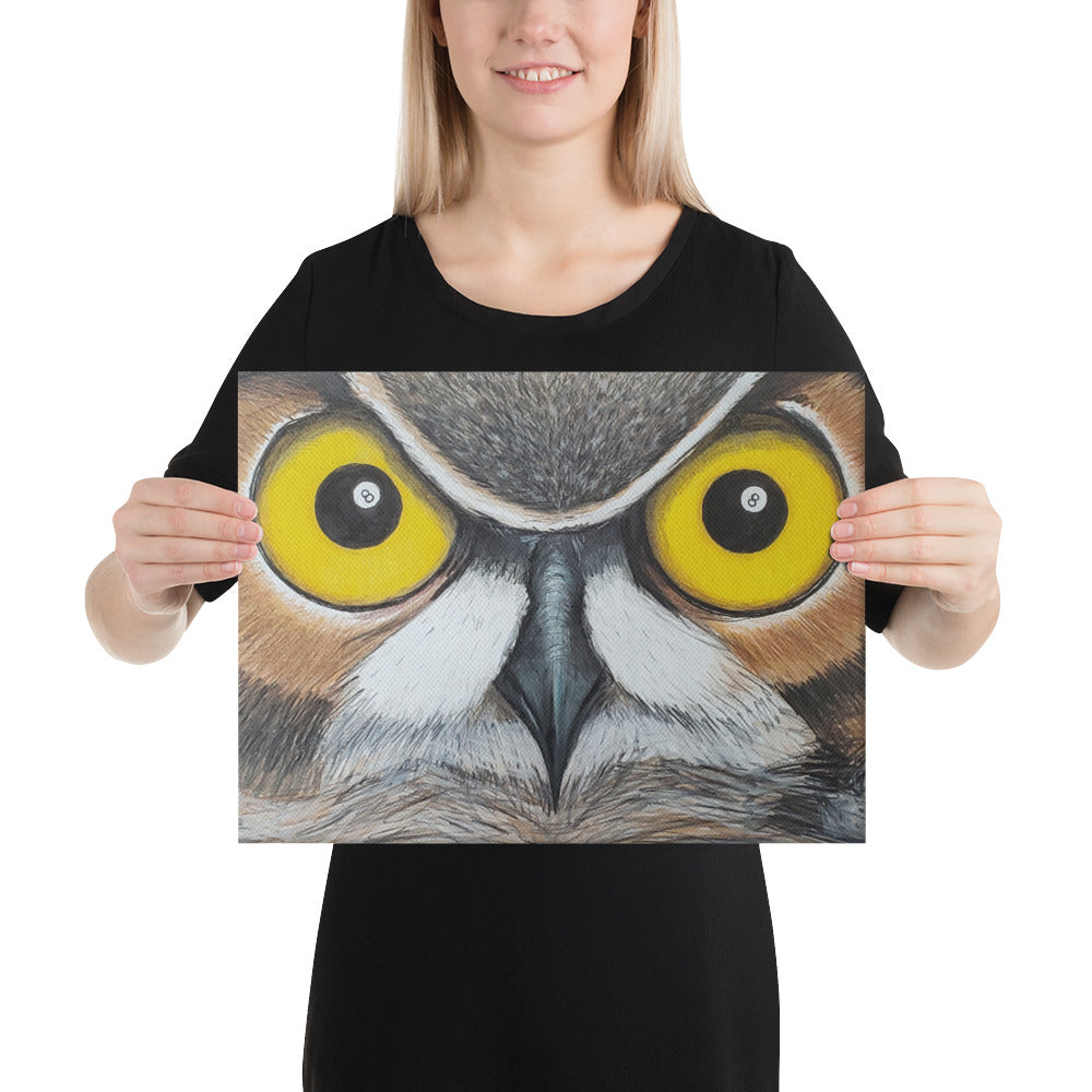 The More He Saw Canvas Print