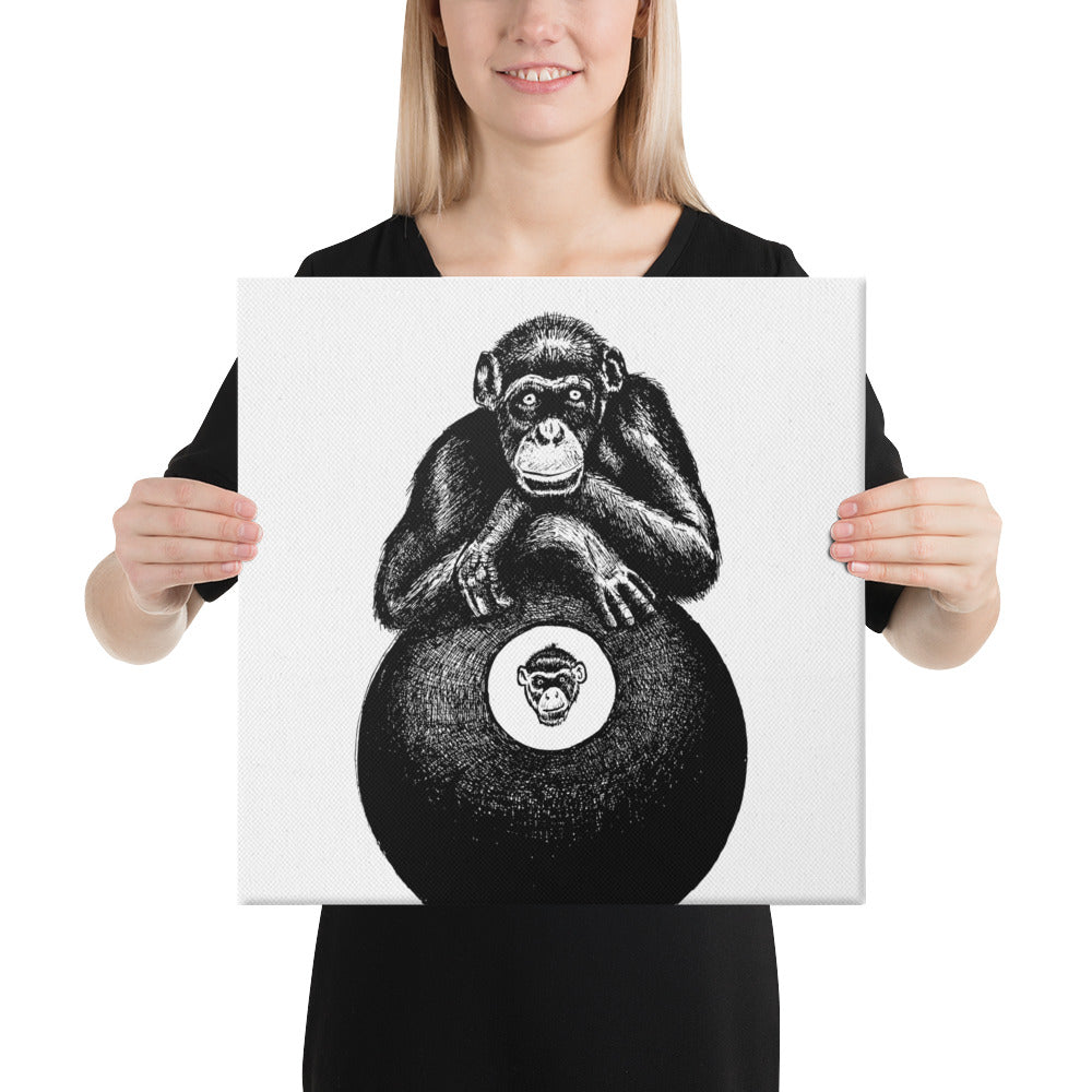 Ape Ball Canvas Print
