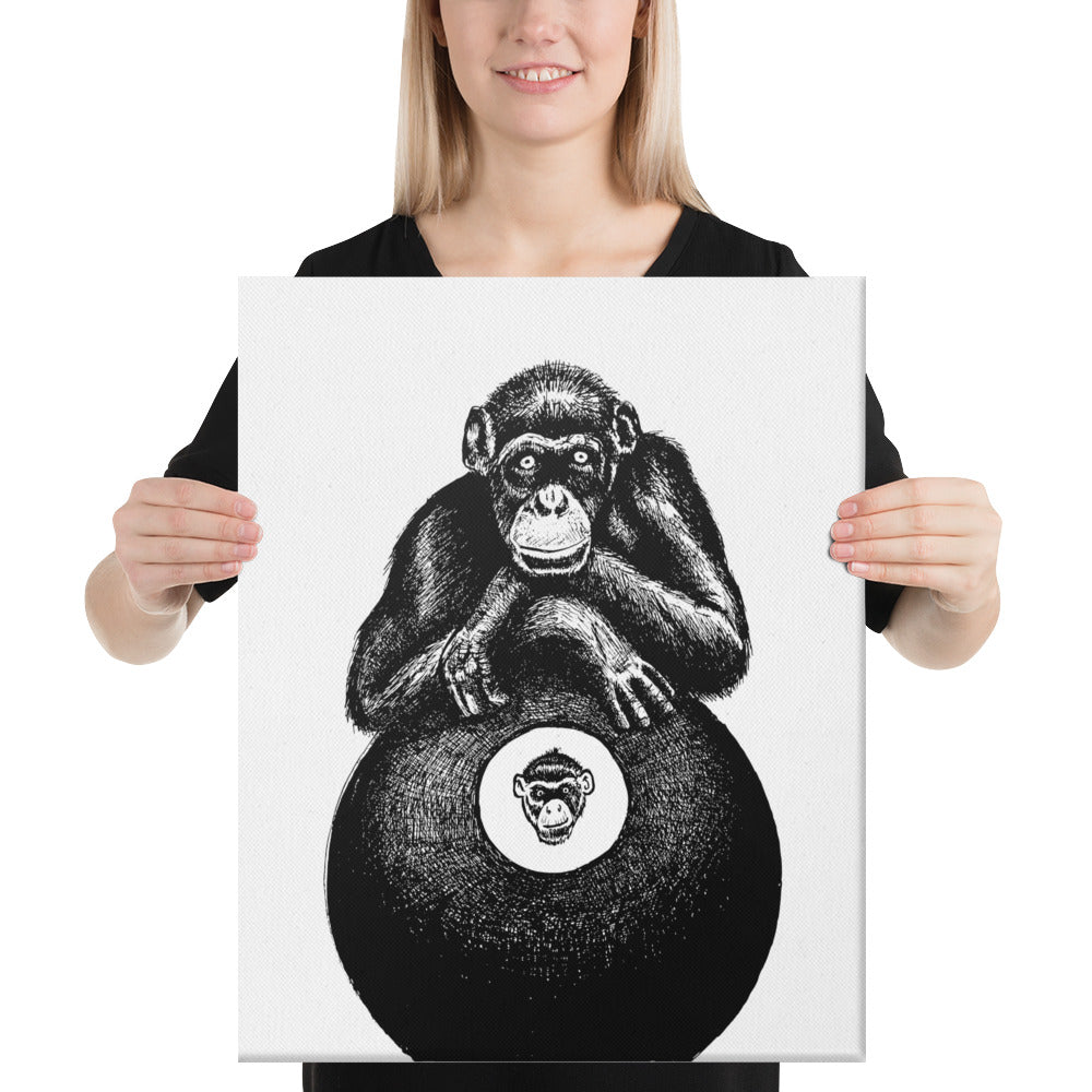 Ape Ball Canvas Print