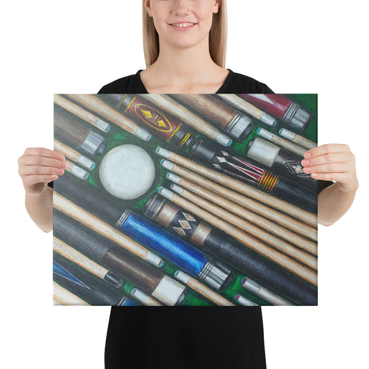 Cuetiful Canvas Print