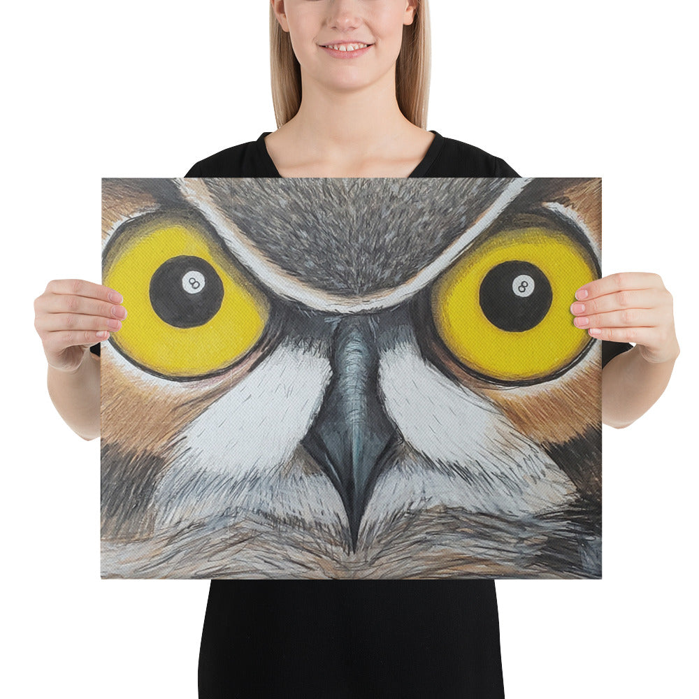 The More He Saw Canvas Print