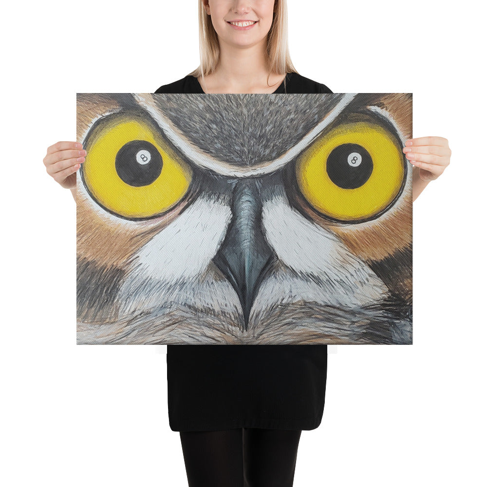 The More He Saw Canvas Print