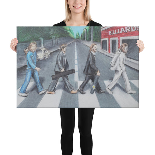 Why Did the Beatles Cross the Road Canvas Print