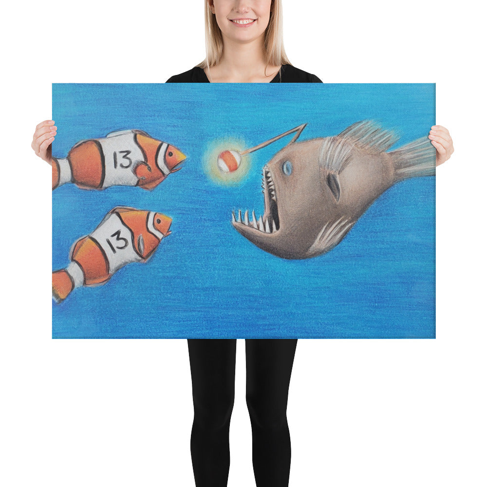 Send in the Clowns Canvas Print