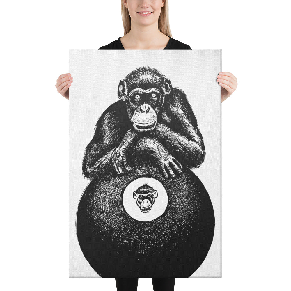 Ape Ball Canvas Print