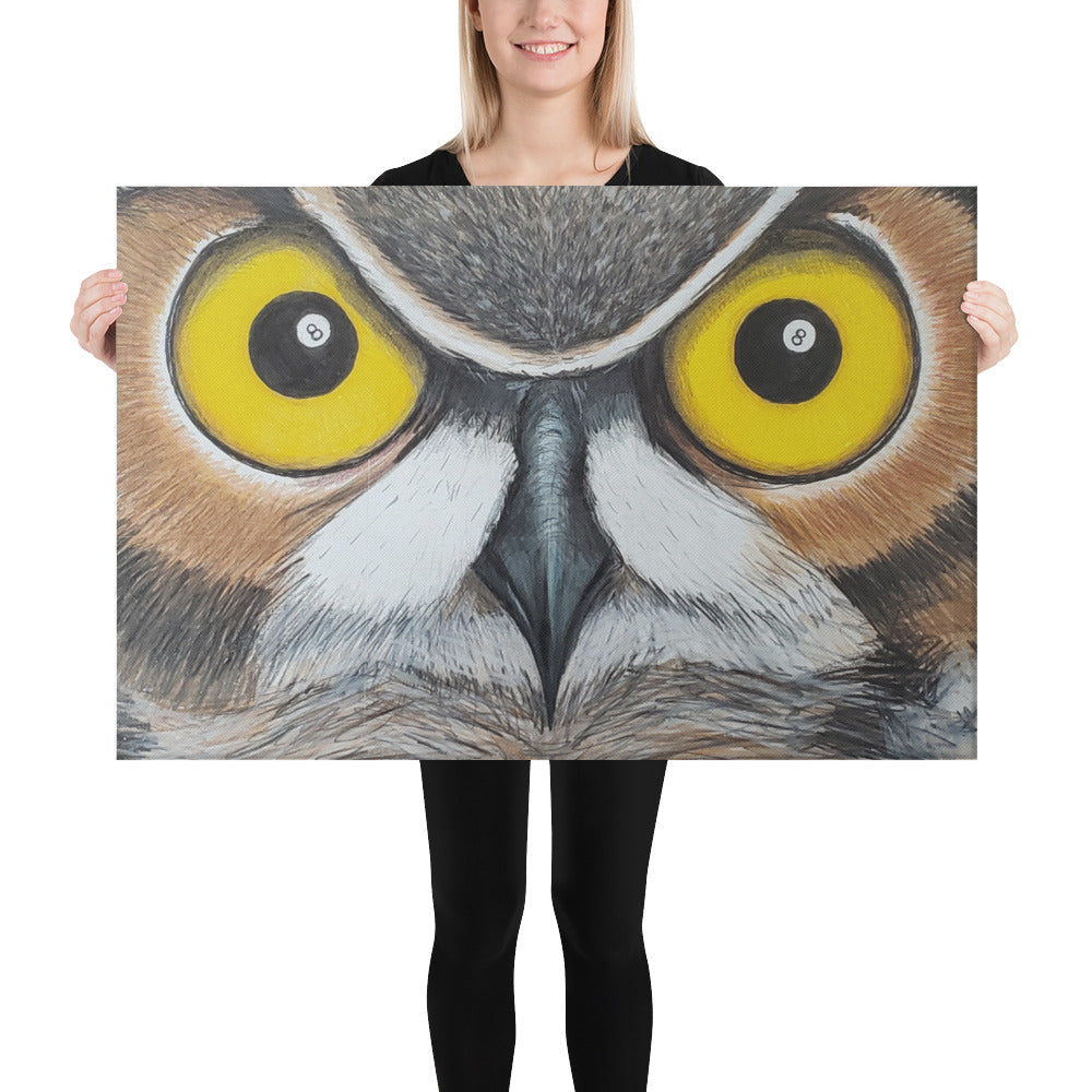 The More He Saw Canvas Print