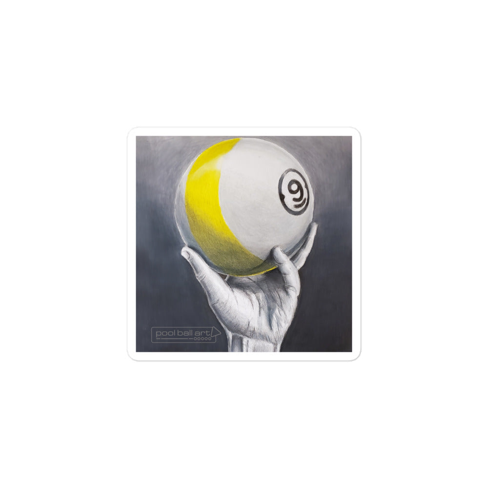 If Escher Played 9 Ball Stickers