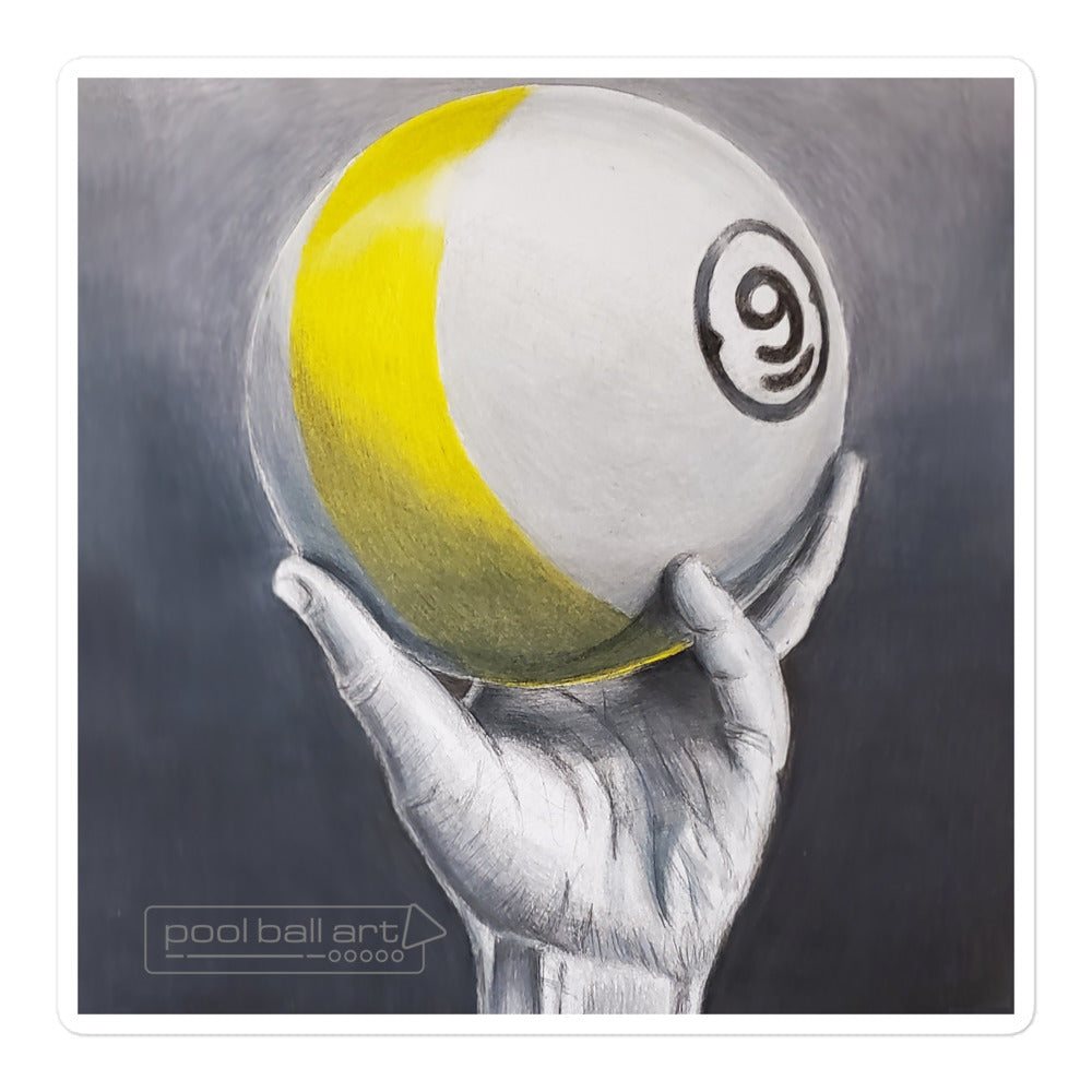 If Escher Played 9 Ball Stickers