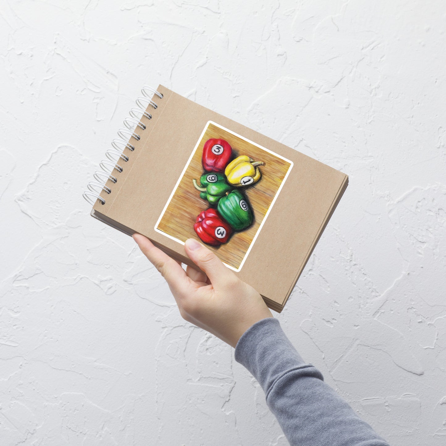 Bell Peppers Bubble-free stickers