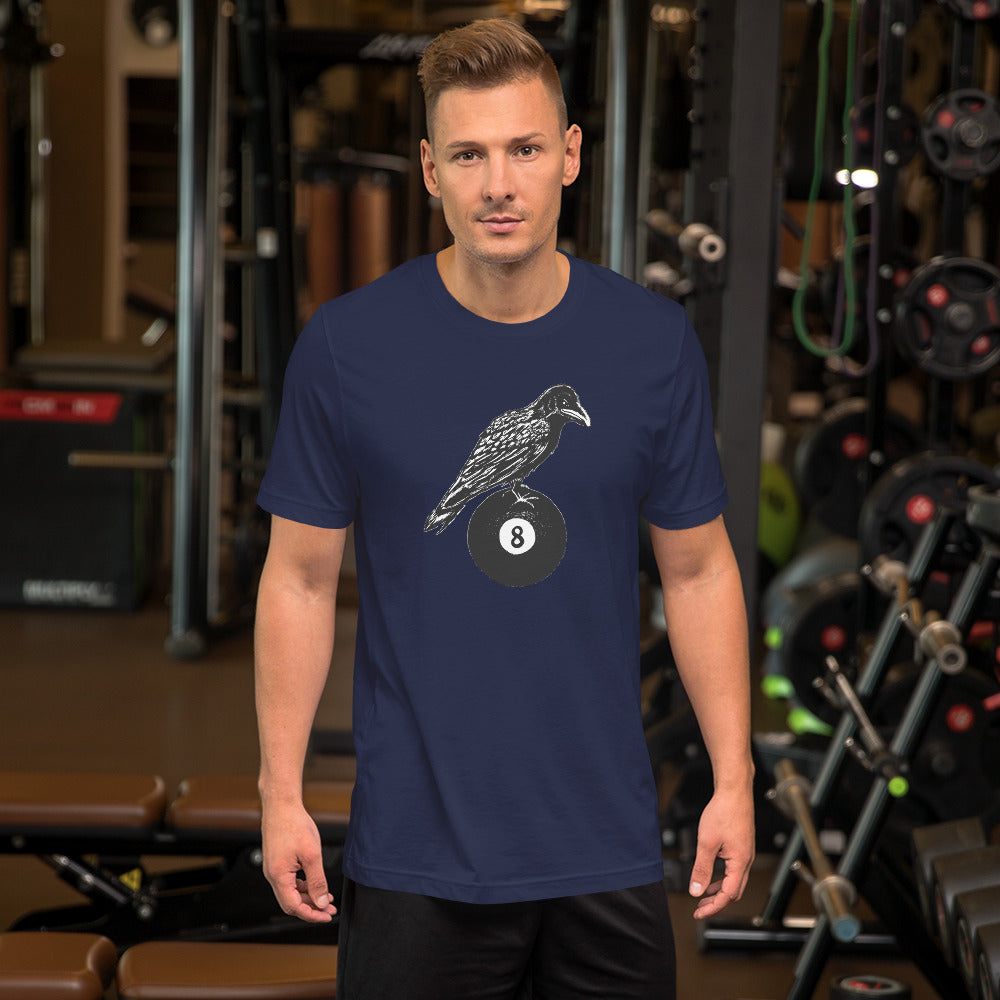 Quoth the Raven Eight Ball t-shirt